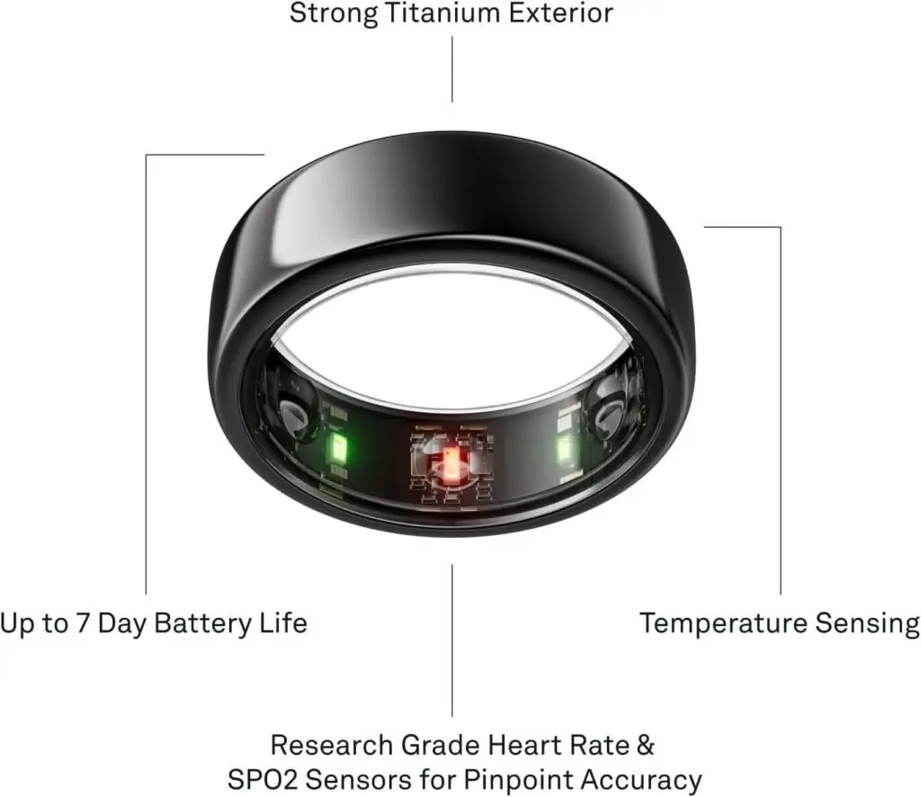 Oura Smart Ring Gen3 Horizon Silver